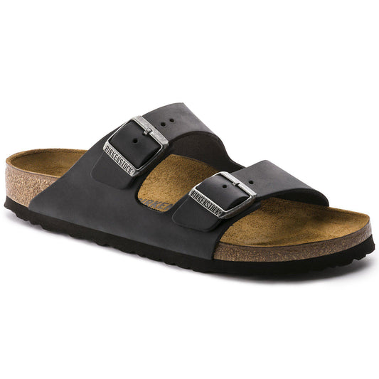 Arizona Oiled Leather in Color Black | Birkenstock