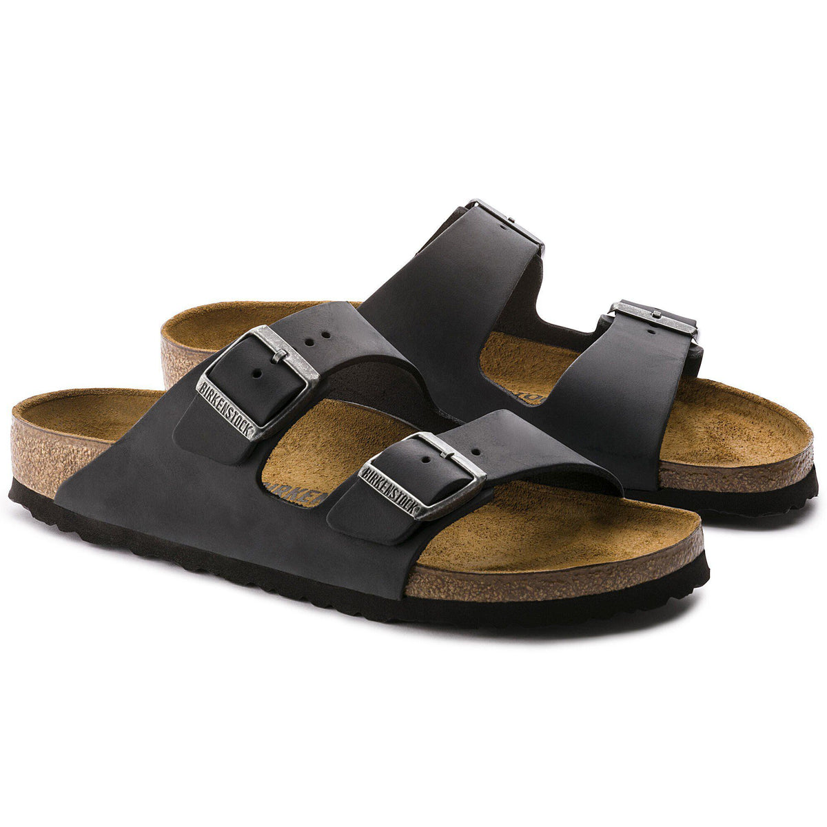 Arizona Oiled Leather in Color Black | Birkenstock