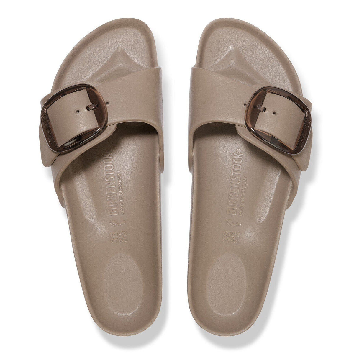 Madrid Big Buckle EVA in Color Gray Taupe | Birkenstock