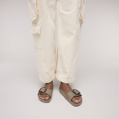 Madrid Big Buckle EVA in Color Gray Taupe | Birkenstock