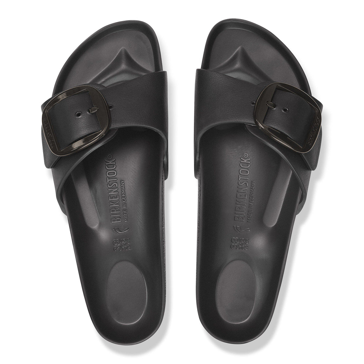 Madrid Big Buckle EVA in Color Black | Birkenstock
