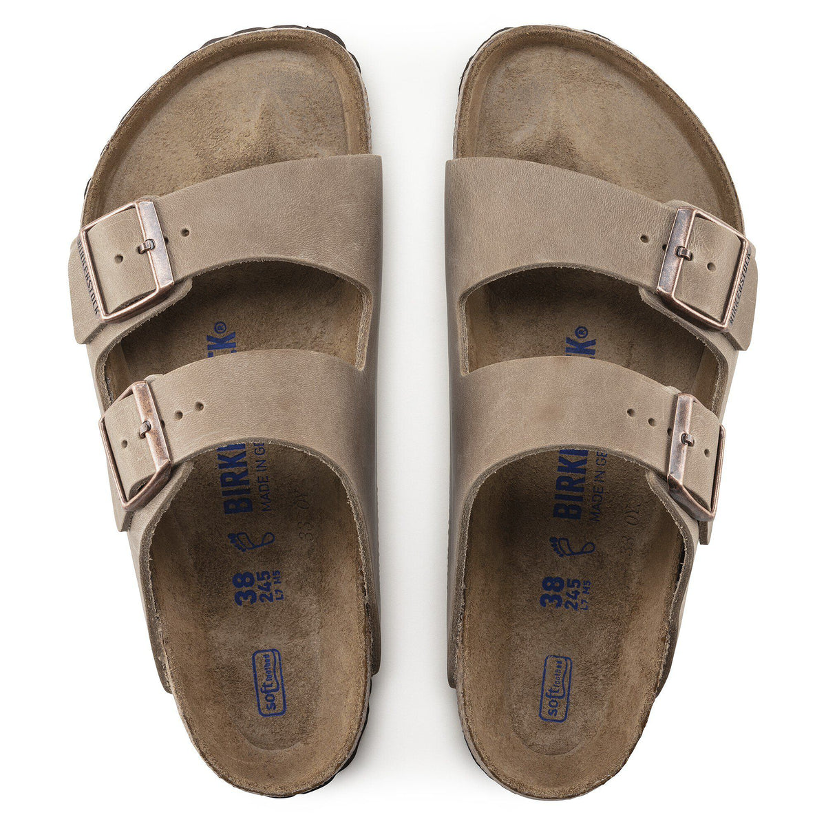 Arizona Soft Footbed Oiled Leather in Color Tobacco Brown | Birkenstock