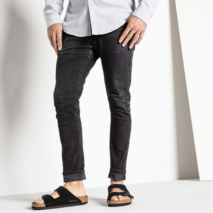 Arizona Soft Footbed Suede Leather in Color Black | Birkenstock