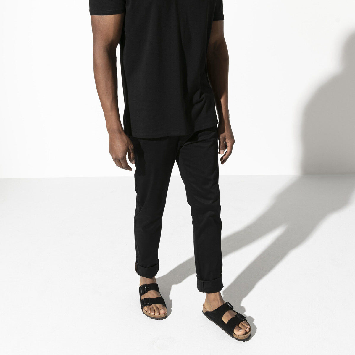 Arizona Soft Footbed Suede Leather in Color Black | Birkenstock