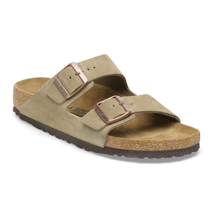 Arizona Suede Leather in Color Taupe | Birkenstock