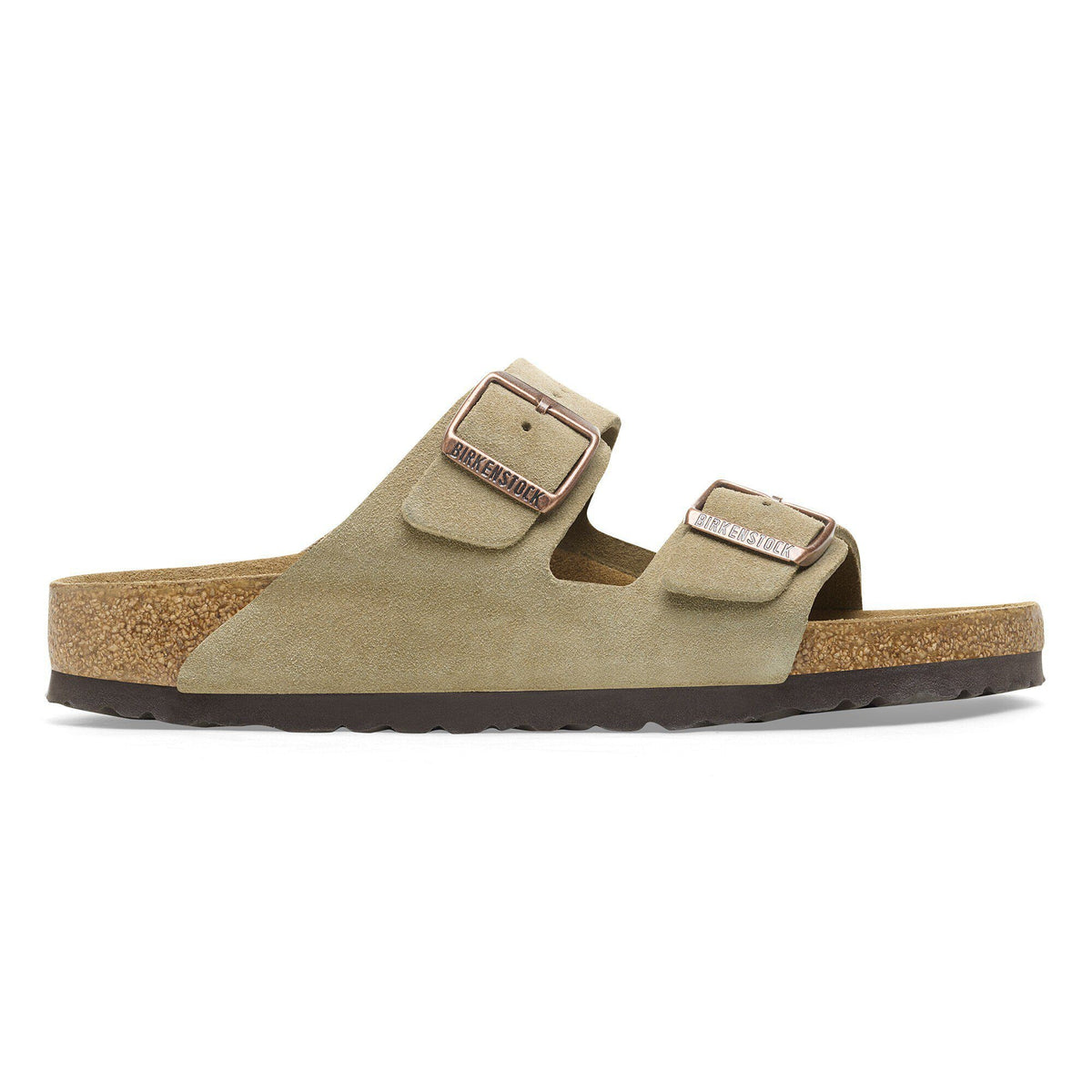 Arizona Suede Leather in Color Taupe | Birkenstock