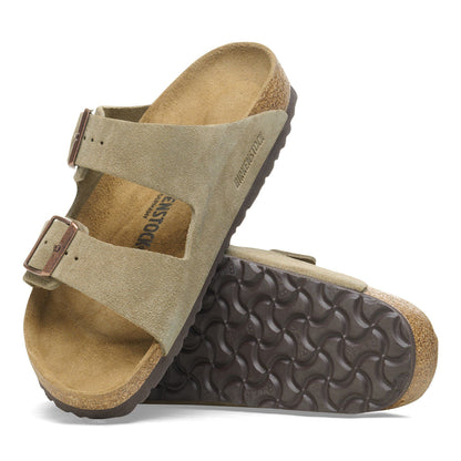 Arizona Suede Leather in Color Taupe | Birkenstock