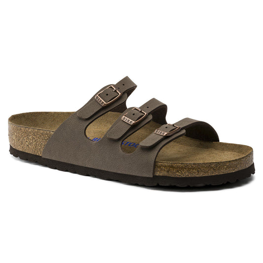 Florida Soft Footbed Birkibuc in Color Mocha | Birkenstock