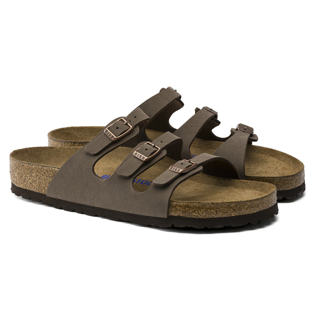 Florida Soft Footbed Birkibuc in Color Mocha | Birkenstock