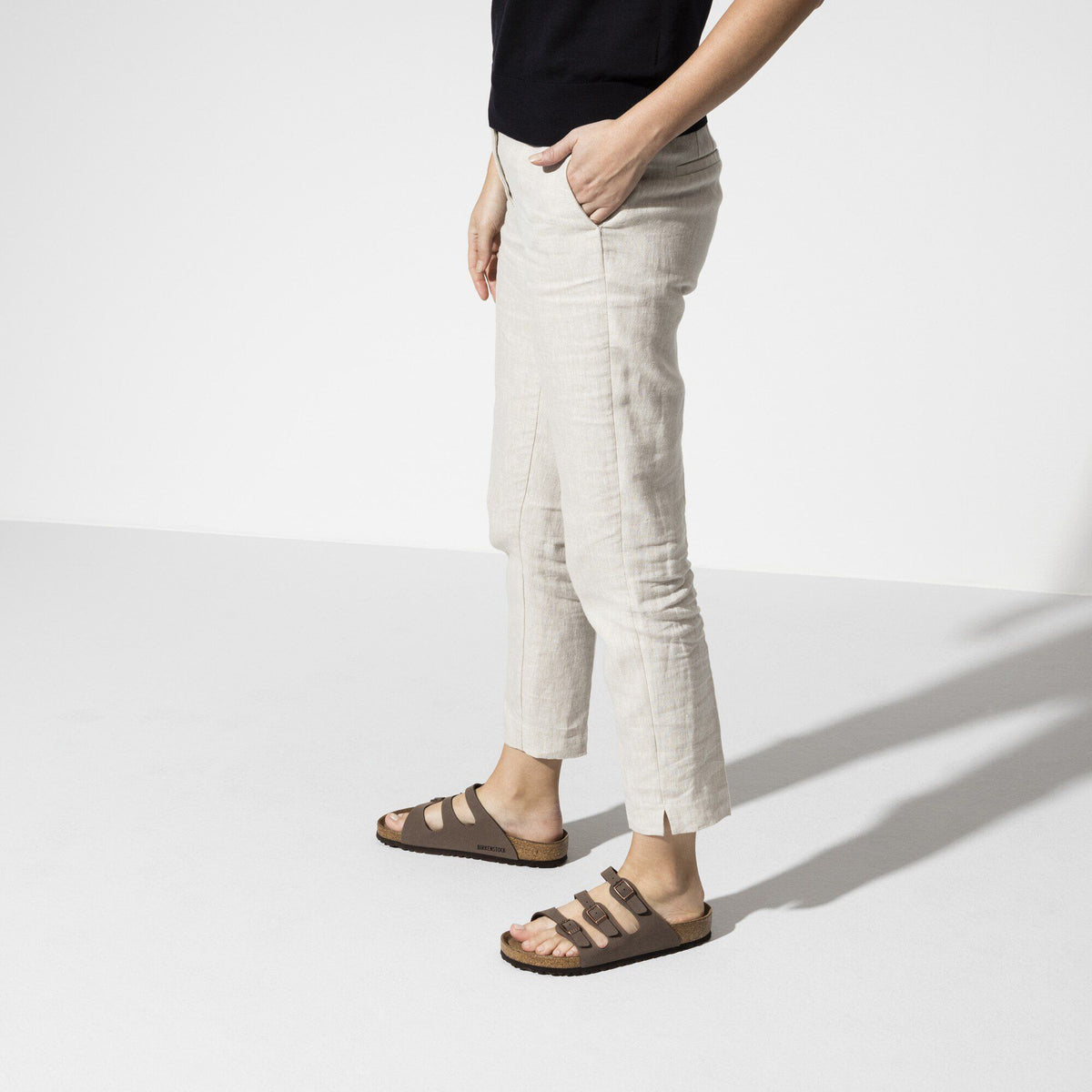 Florida Soft Footbed Birkibuc in Color Mocha | Birkenstock