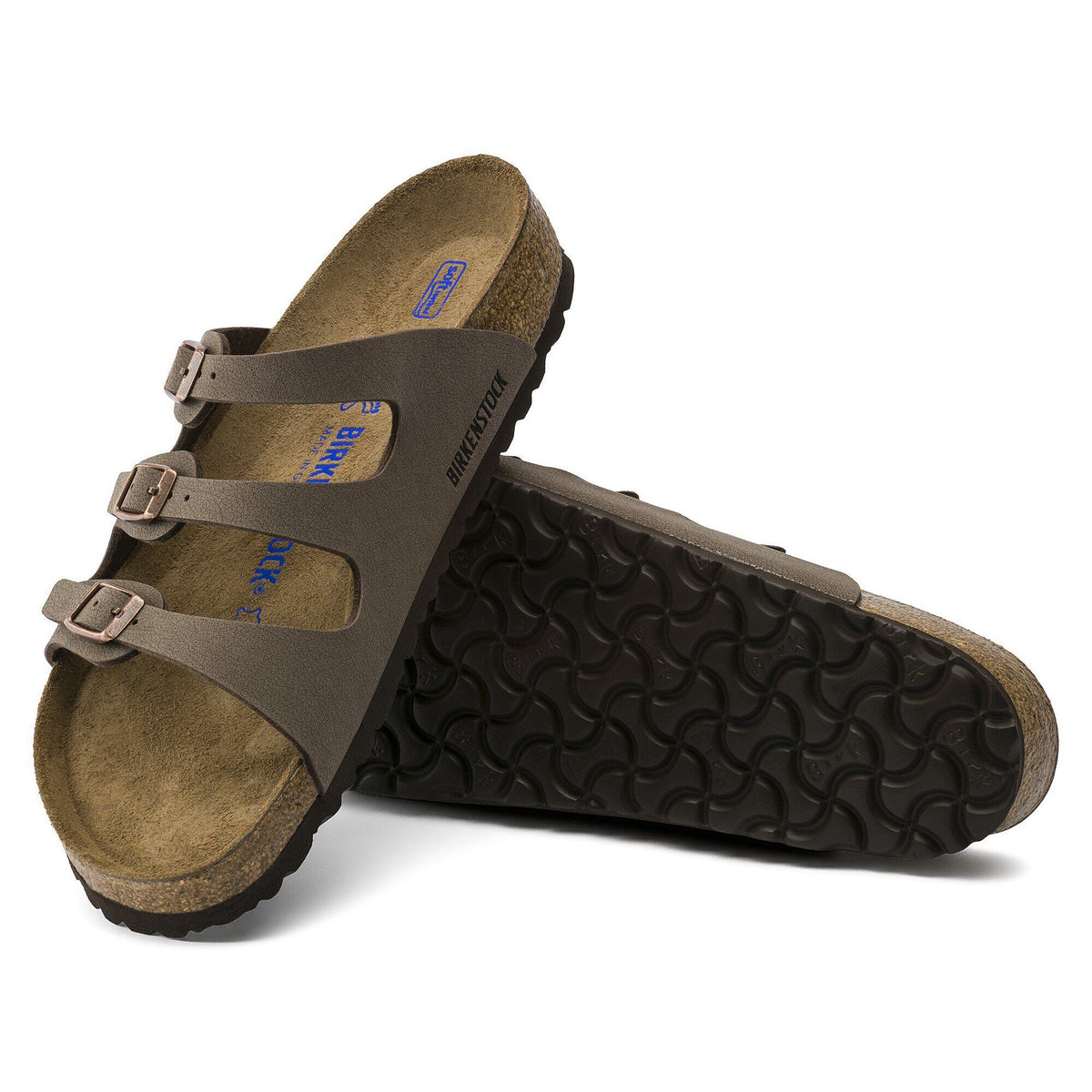 Florida Soft Footbed Birkibuc in Color Mocha | Birkenstock