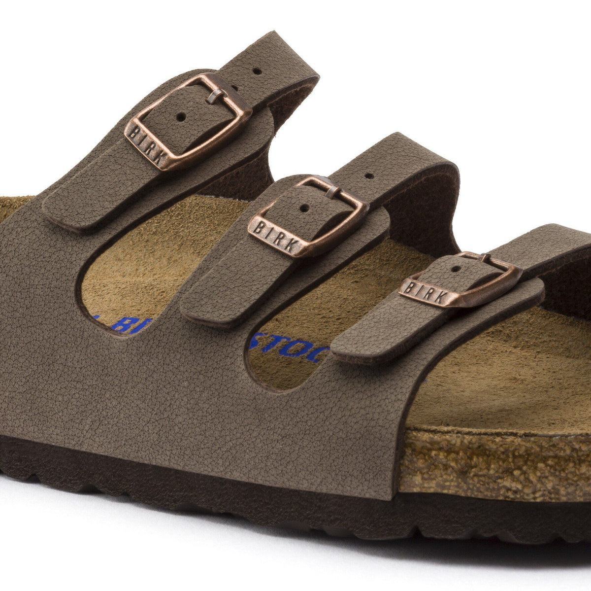Florida Soft Footbed Birkibuc in Color Mocha | Birkenstock