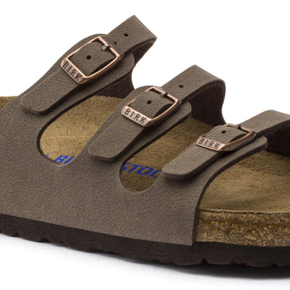 Florida Soft Footbed Birkibuc in Color Mocha | Birkenstock
