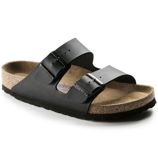 Arizona Soft Footbed Birko-Flor in Color Black | Birkenstock