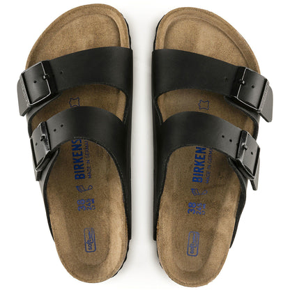 Arizona Soft Footbed Birko-Flor in Color Black | Birkenstock