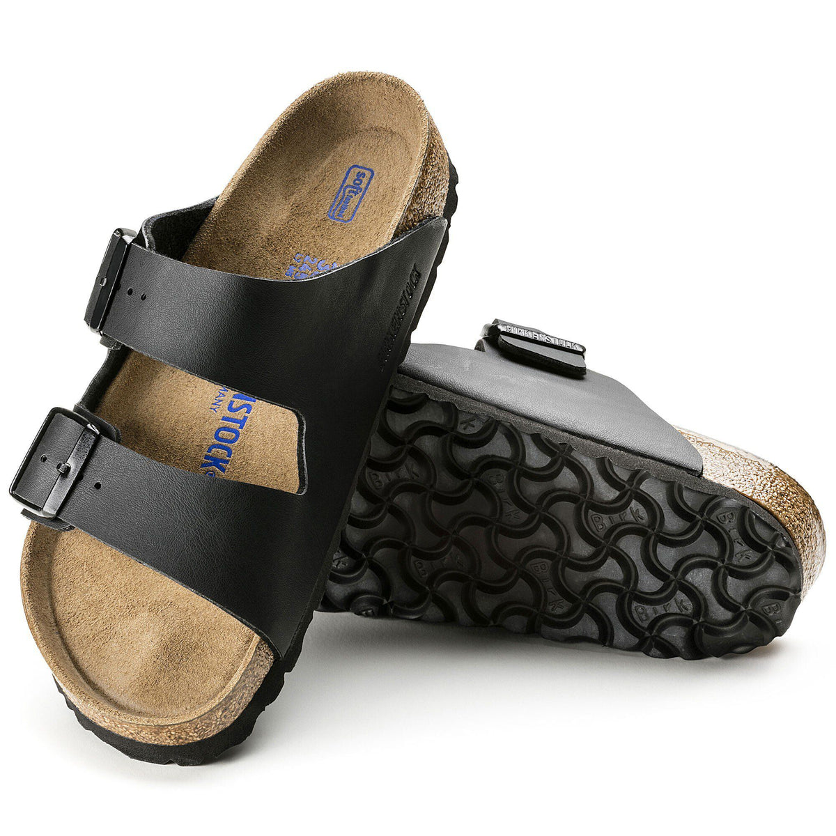 Arizona Soft Footbed Birko-Flor in Color Black | Birkenstock