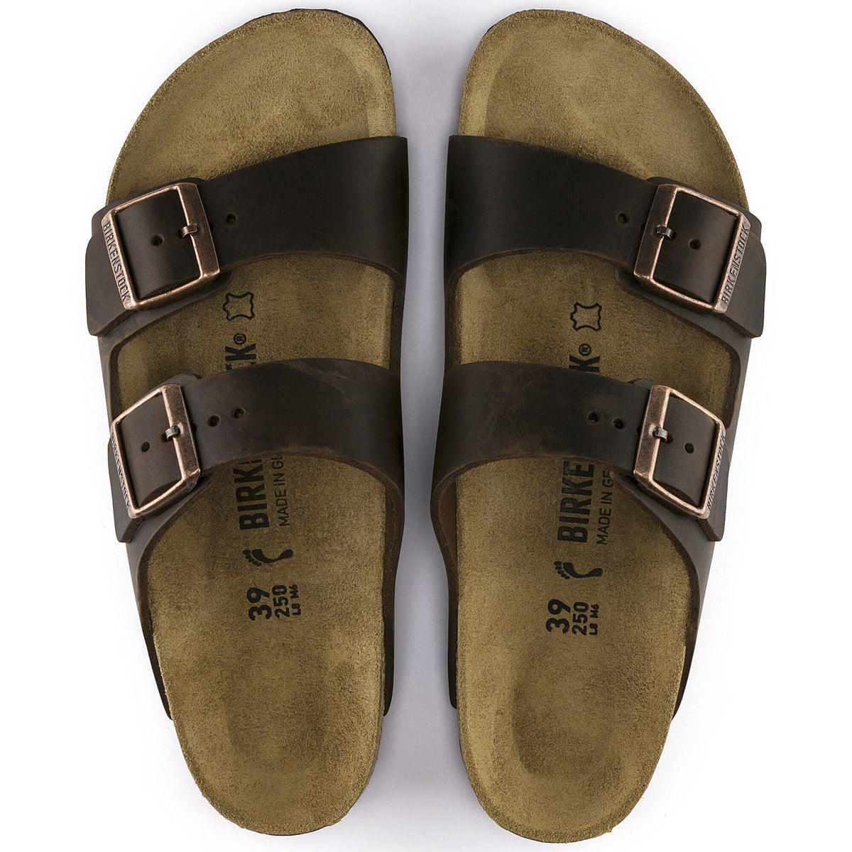 Arizona Oiled Leather in Color Habana | Birkenstock