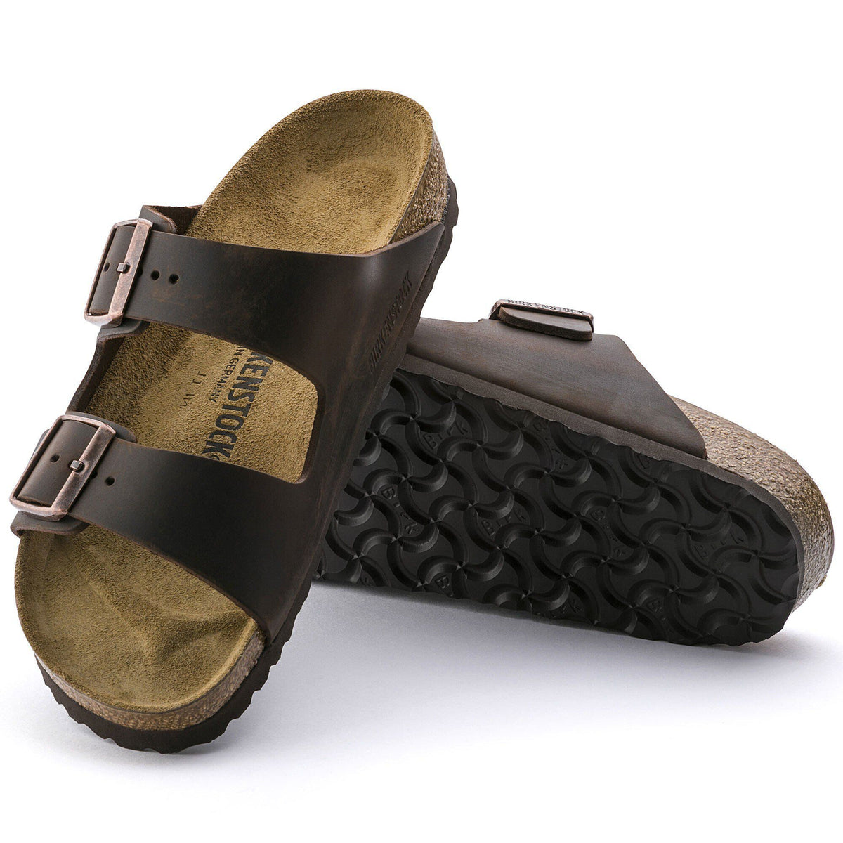 Arizona Oiled Leather in Color Habana | Birkenstock
