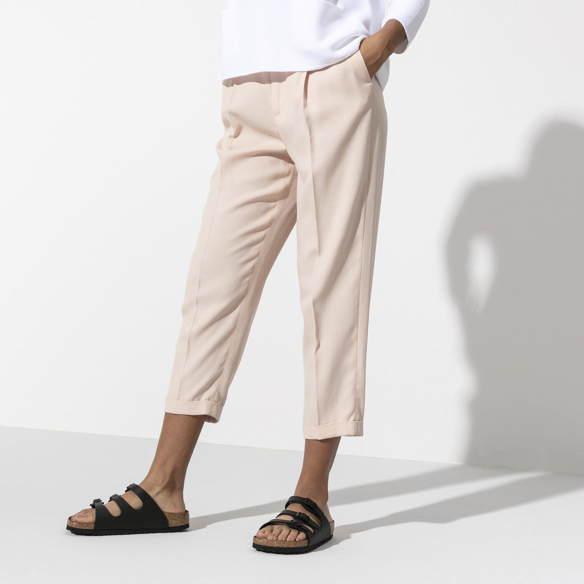 Florida Soft Footbed Birko-Flor in Color Black | Birkenstock