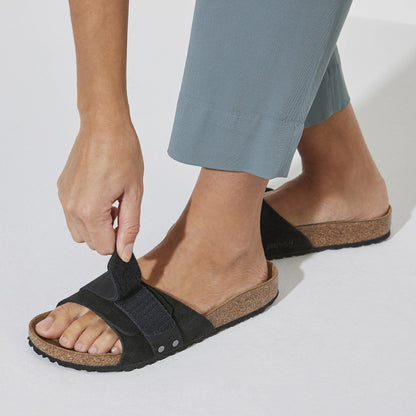 Oita Suede Leather in Color Black | Birkenstock