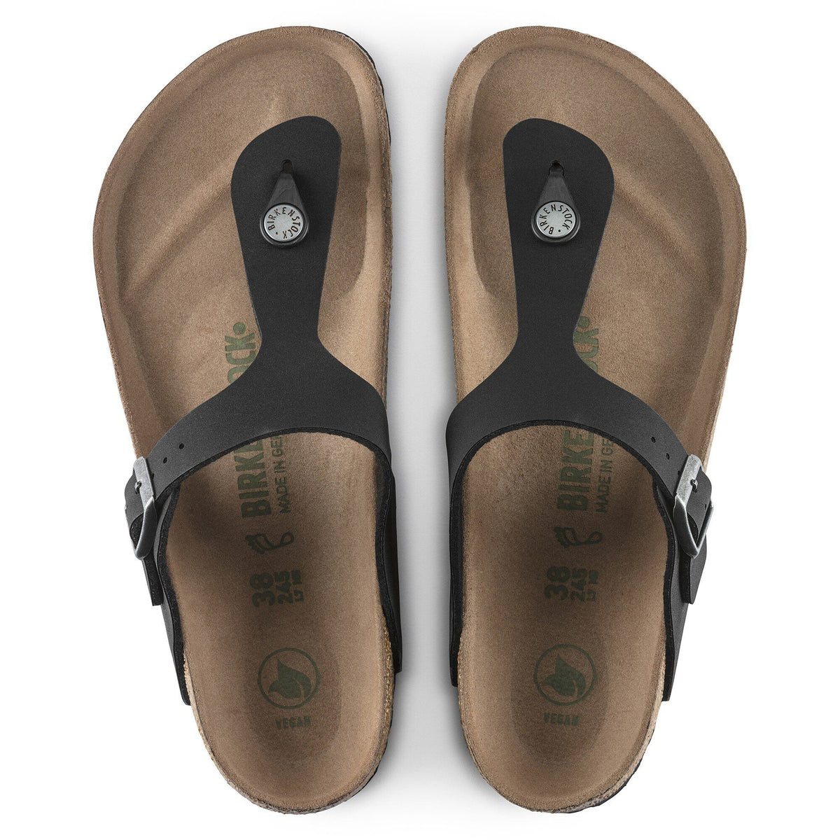 Gizeh Vegan Birkibuc in Color Black | Birkenstock