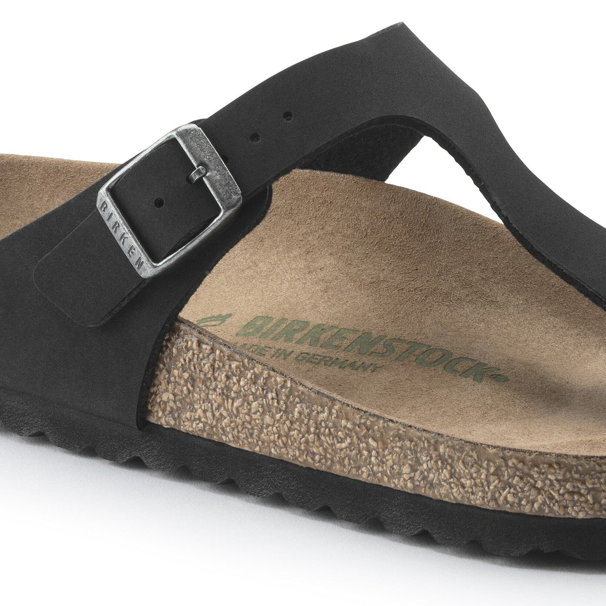 Gizeh Vegan Birkibuc in Color Black | Birkenstock