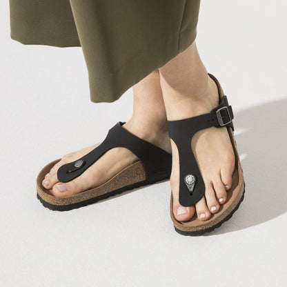 Gizeh Vegan Birkibuc in Color Black | Birkenstock