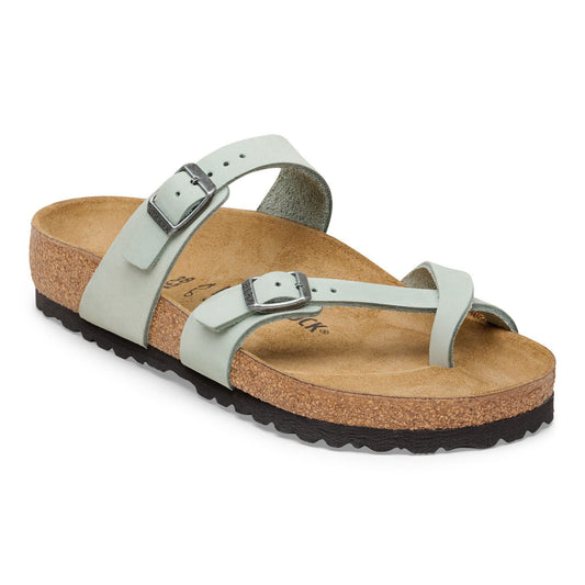 Mayari Nubuck Leather in Color Pure Sage | Birkenstock