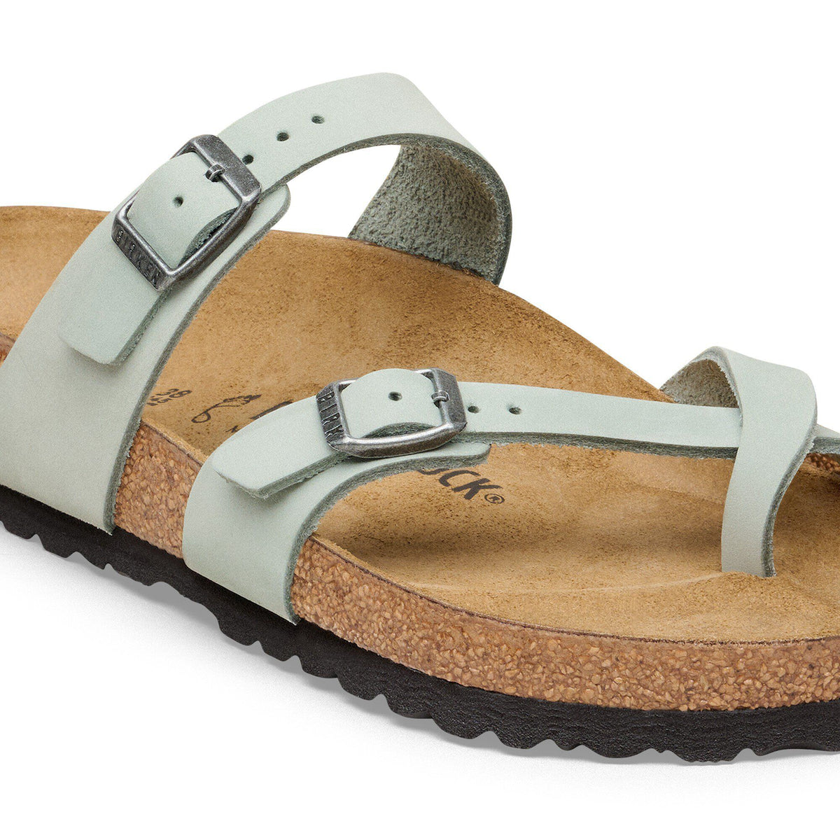 Mayari Nubuck Leather in Color Pure Sage | Birkenstock