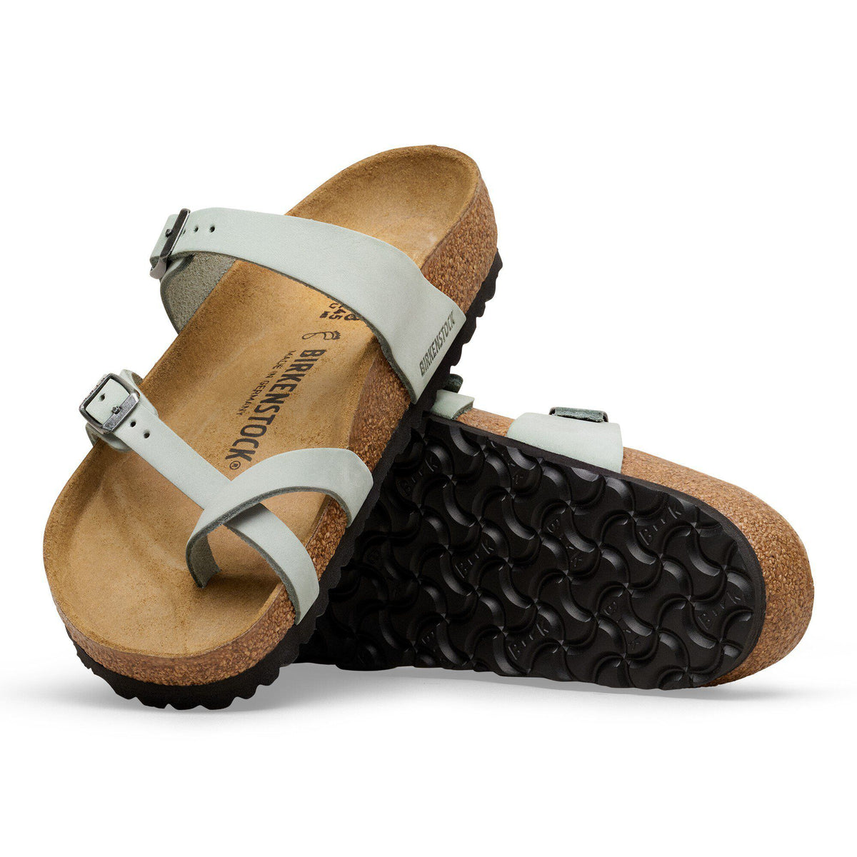Mayari Nubuck Leather in Color Pure Sage | Birkenstock
