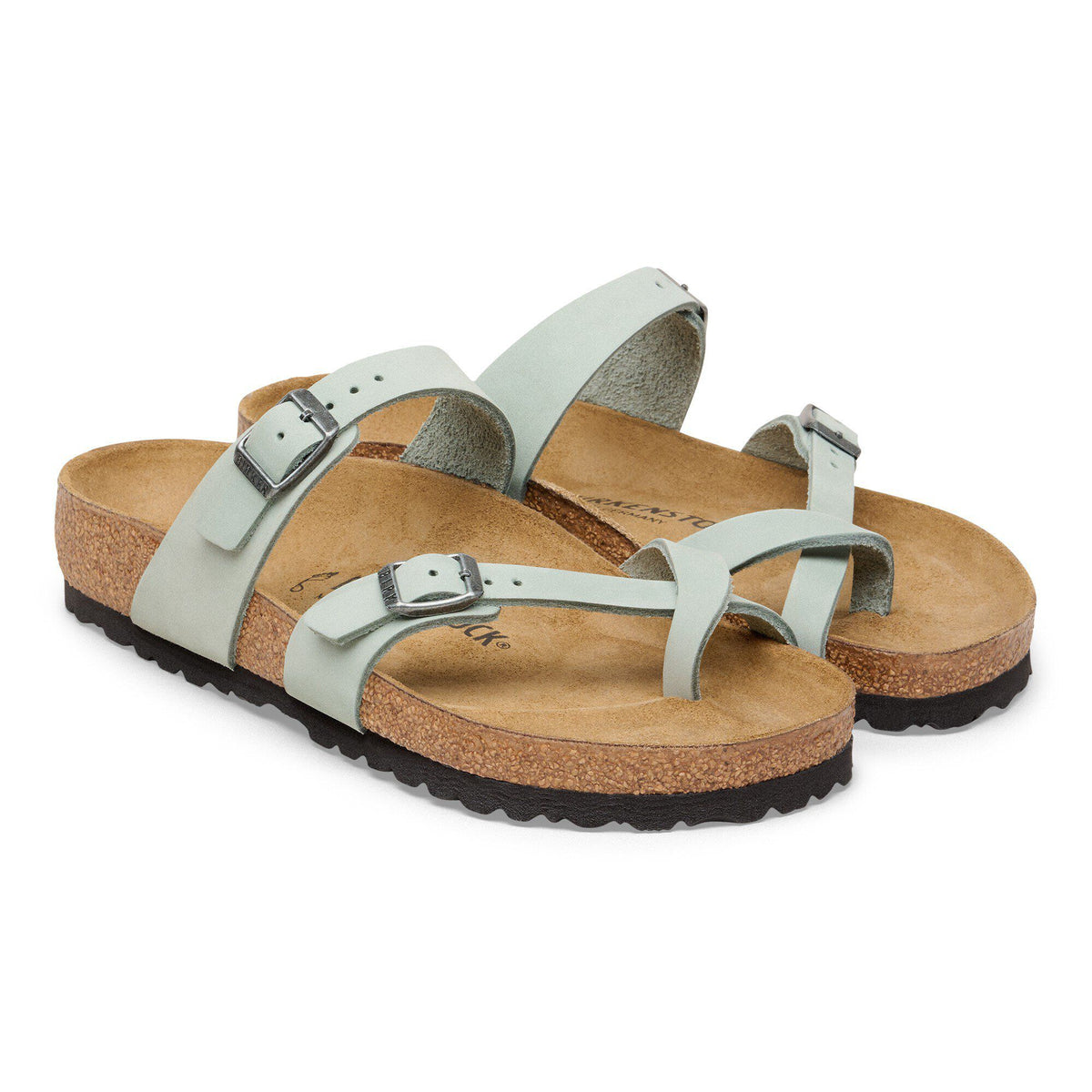 Mayari Nubuck Leather in Color Pure Sage | Birkenstock
