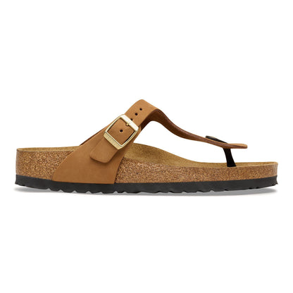 Gizeh Soft Footbed Nubuck Leather in Color Mink | Birkenstock