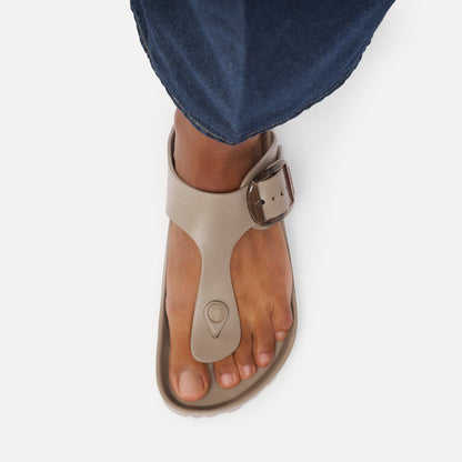 Gizeh Big Buckle EVA in Color Gray Taupe | Birkenstock