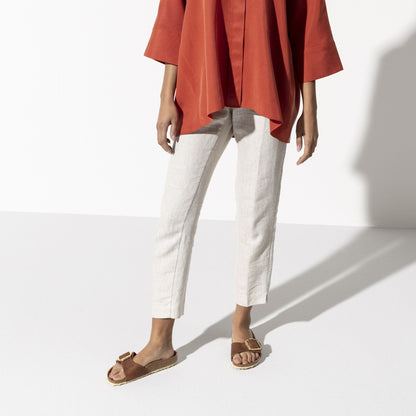 Madrid Big Buckle Oiled Leather in Color Cognac | Birkenstock