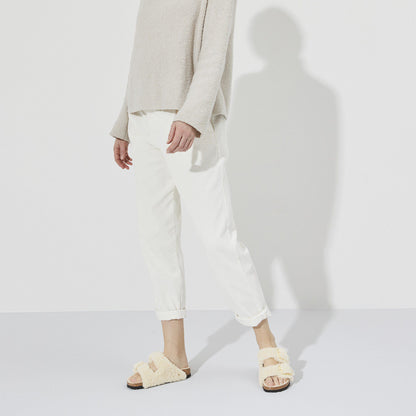 Arizona Big Buckle Shearling in Color Teddy Eggshell | Birkenstock