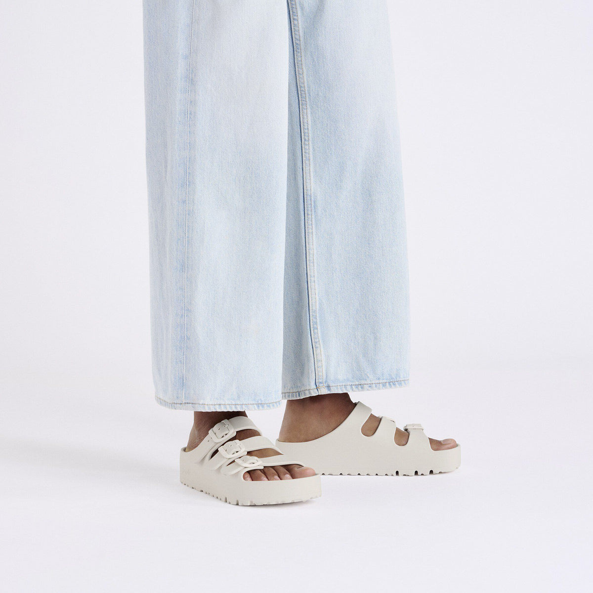 Florida Flex Platform EVA in Color Eggshell | Birkenstock