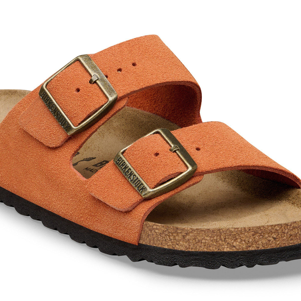 Arizona Suede Leather in Color Dark Rust | Birkenstock