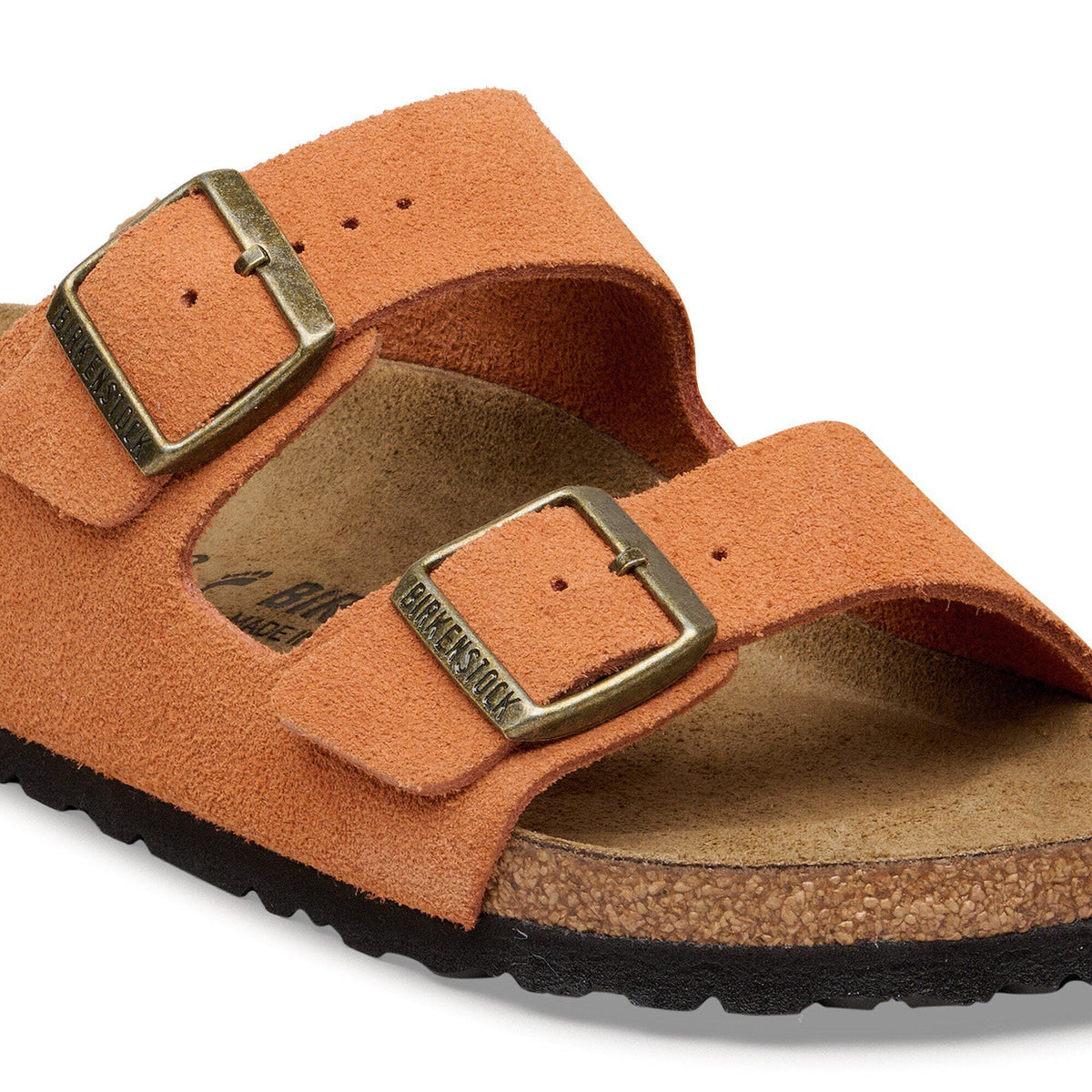 Arizona Suede Leather in Color Dark Rust | Birkenstock
