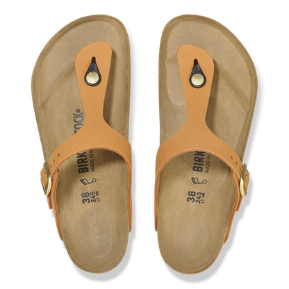 Gizeh Nubuck Leather in Color Burnt Orange | Birkenstock