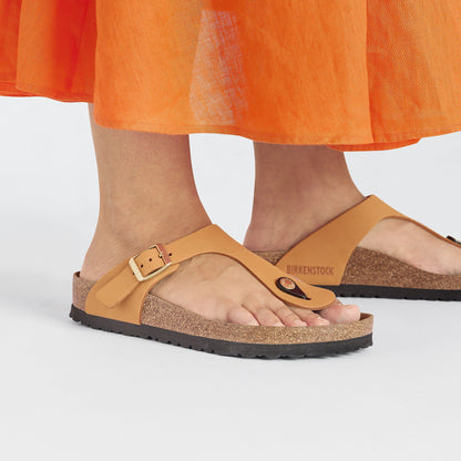 Gizeh Nubuck Leather in Color Burnt Orange | Birkenstock