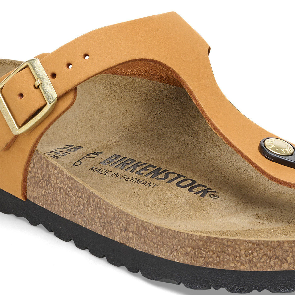 Gizeh Nubuck Leather in Color Burnt Orange | Birkenstock