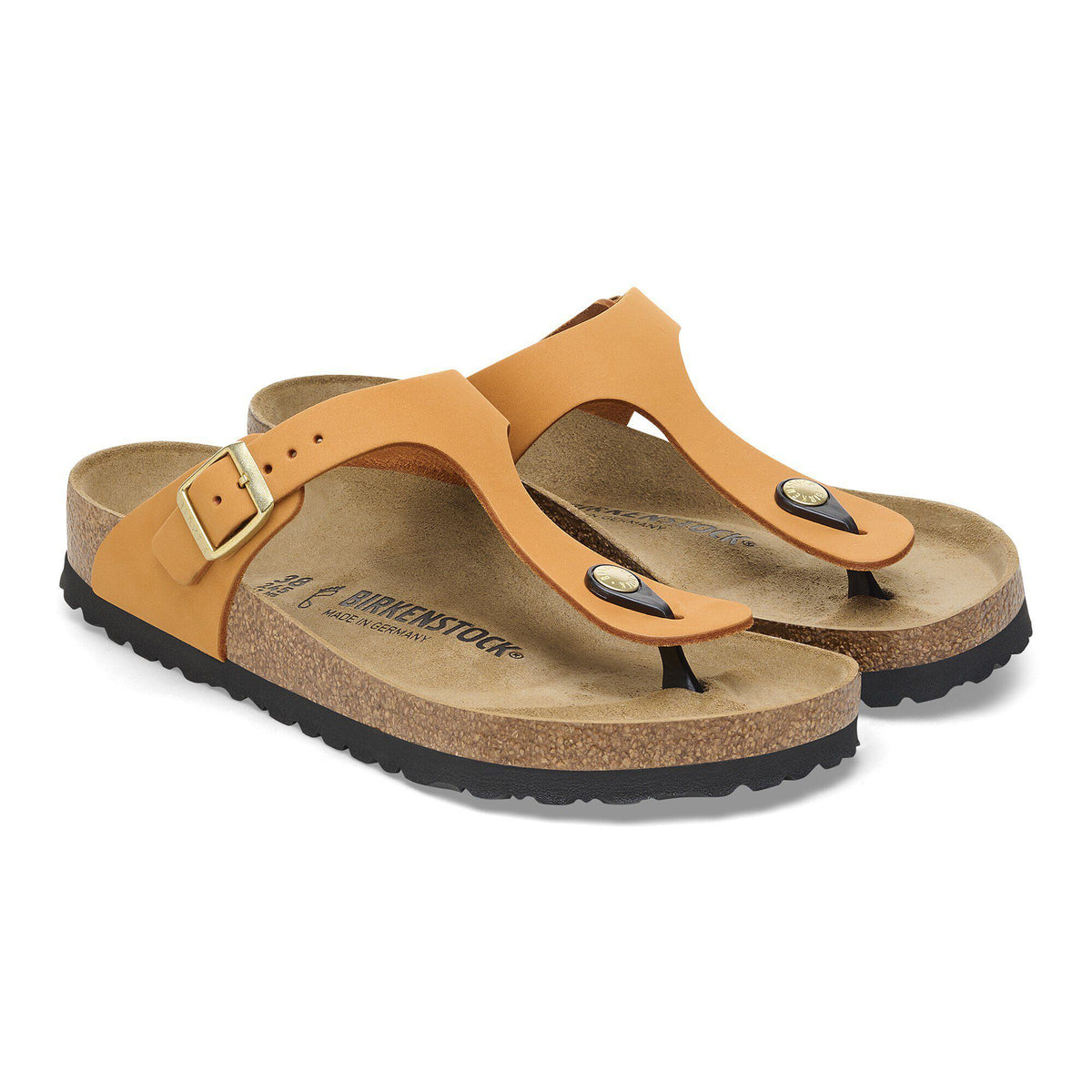 Gizeh Nubuck Leather in Color Burnt Orange | Birkenstock