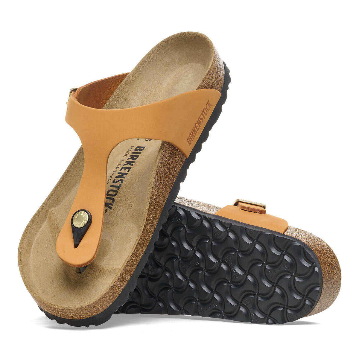 Gizeh Nubuck Leather in Color Burnt Orange | Birkenstock