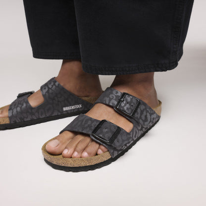 Arizona Synthetics in Color Leo Black | Birkenstock