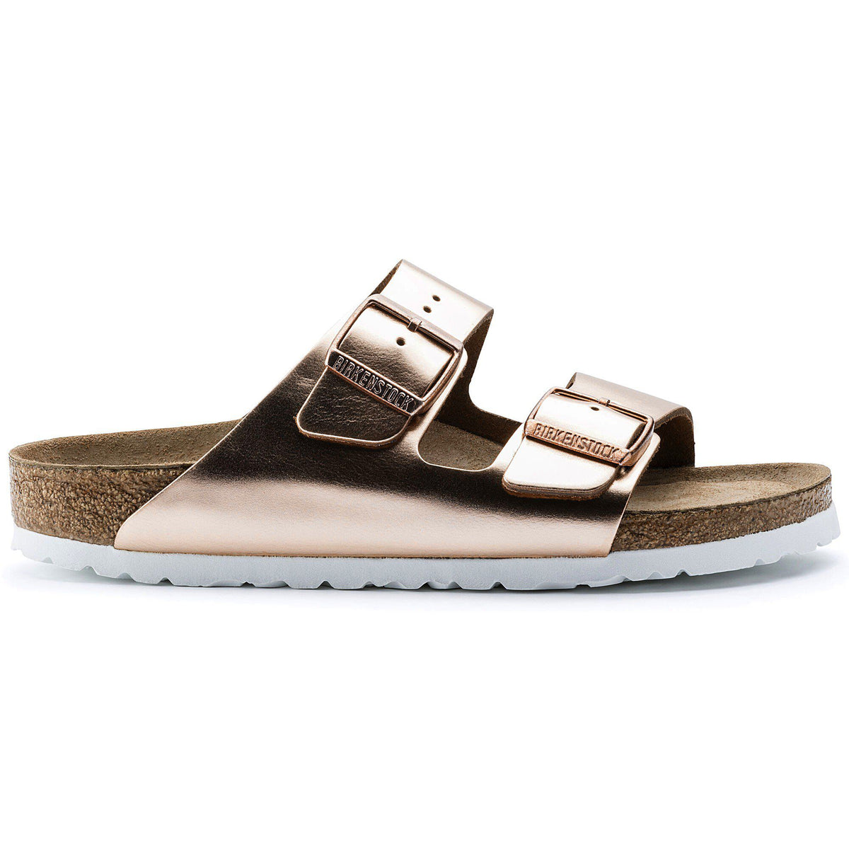 Arizona Soft Footbed Leather in Color Metallic Copper | Birkenstock