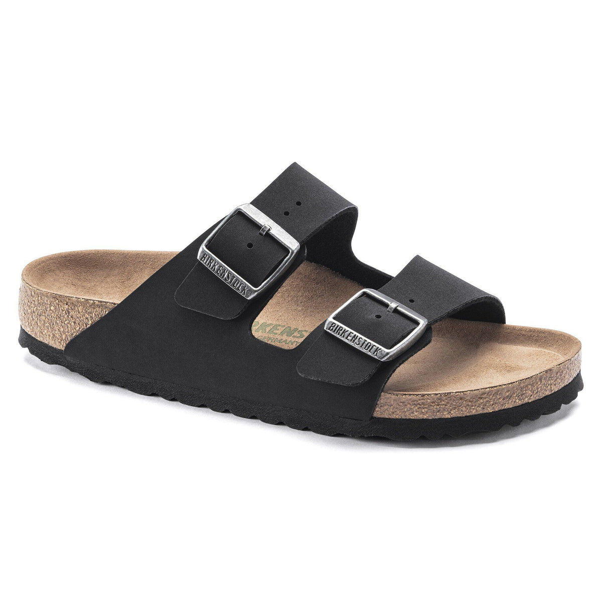 Arizona Vegan Birkibuc in Color Black | Birkenstock