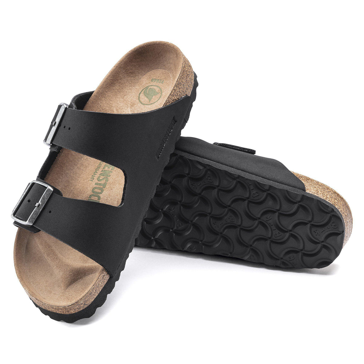Arizona Vegan Birkibuc in Color Black | Birkenstock