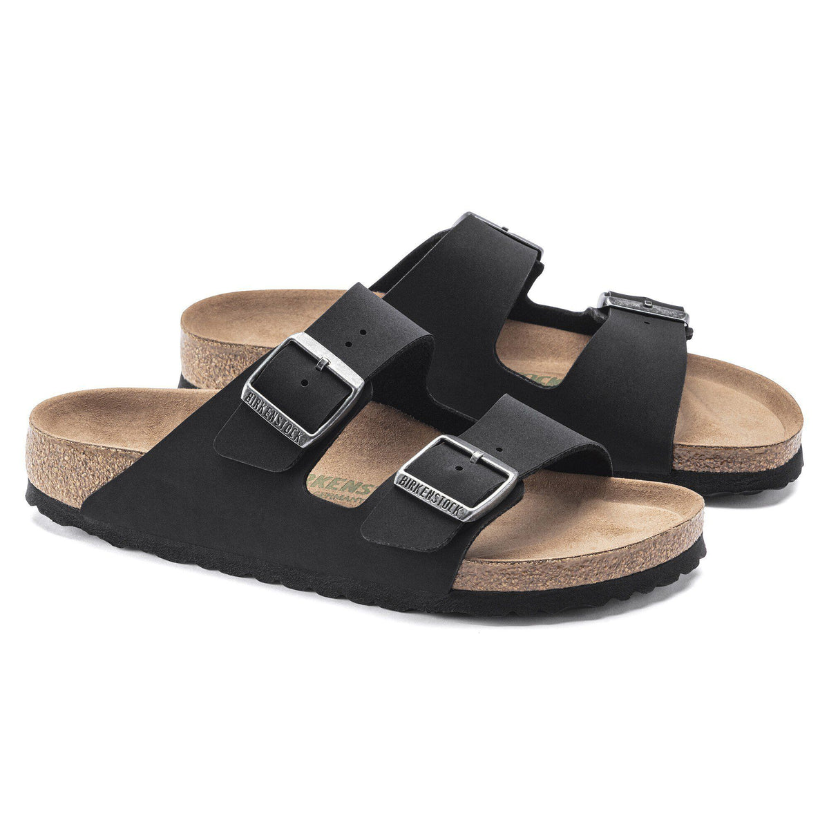 Arizona Vegan Birkibuc in Color Black | Birkenstock