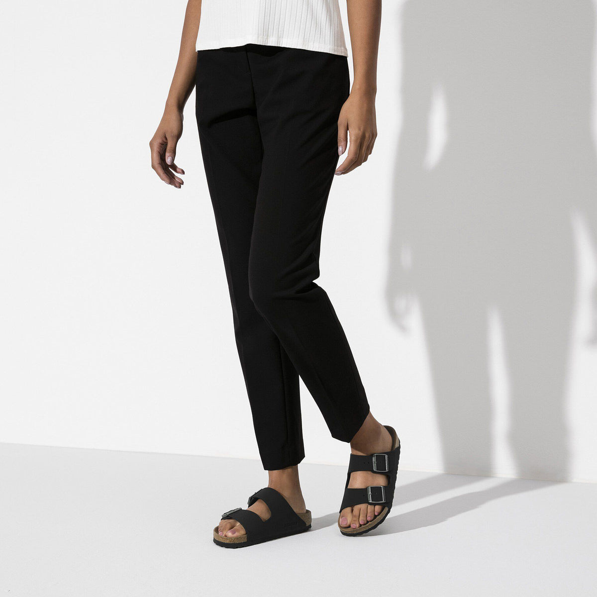 Arizona Vegan Birkibuc in Color Black | Birkenstock