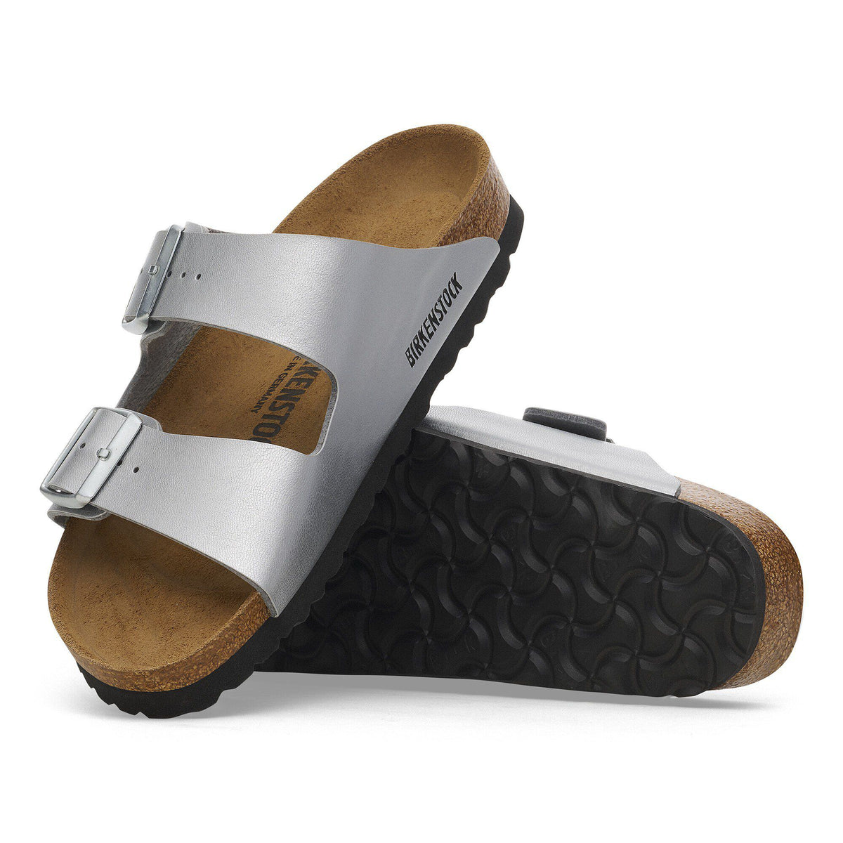 Arizona Birko-Flor in Color Silver | Birkenstock